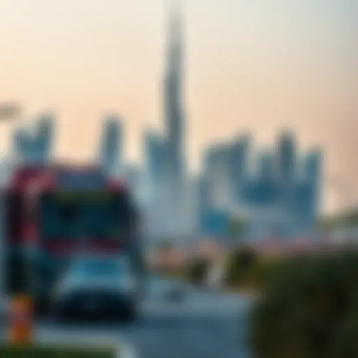 Dubai skyline showcasing real estate development
