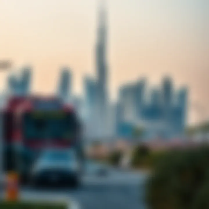Dubai skyline showcasing real estate development