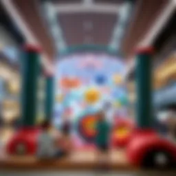 Children enjoying an interactive play area at Dubai Mall