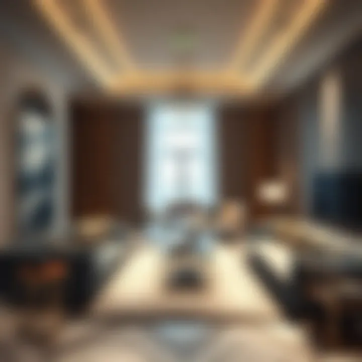 Elegant Interior Design of Al Awar Residences Interior design features of a residential unit in Al Awar Building