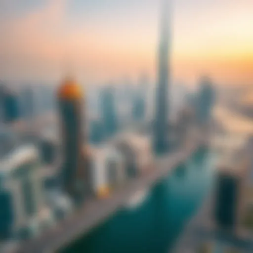 Aerial view of Dubai's skyline highlighting Al Fardan Real Estate properties