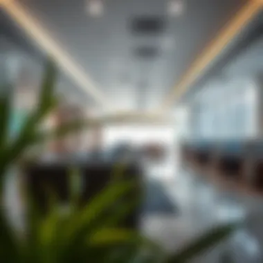 Spacious and Functional Office Spaces at Al Garhoud Interior layout highlighting the spacious and functional design of office spaces