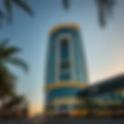 Stunning view of Al Goze Building showcasing its unique architecture