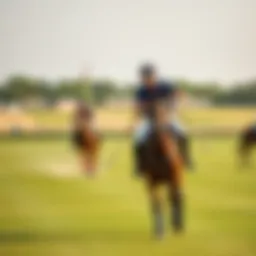 The elegant polo fields at Al Habtoor Polo Club