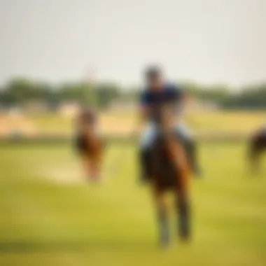 Charming Polo Fields in Dubai The elegant polo fields at Al Habtoor Polo Club
