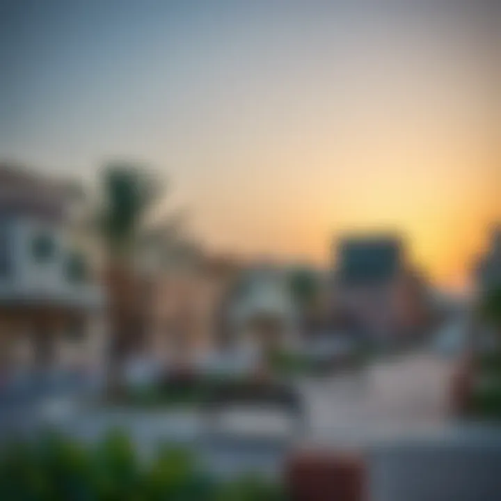 Surrounding neighborhood featuring vibrant community spaces near Al Kahil Gate.