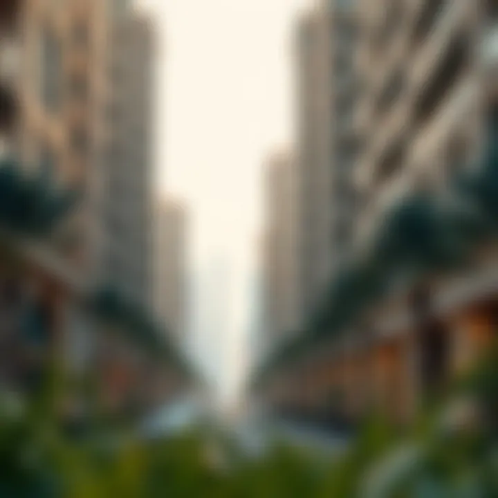 Luxurious residential properties along Al Saada Street