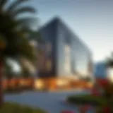 Exterior view of Al Waleed Real Estate headquarters showcasing modern architecture