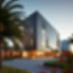 Exterior view of Al Waleed Real Estate headquarters showcasing modern architecture