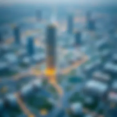 Map pinpointing strategic location of Al Waleed Real Estate in Dubai