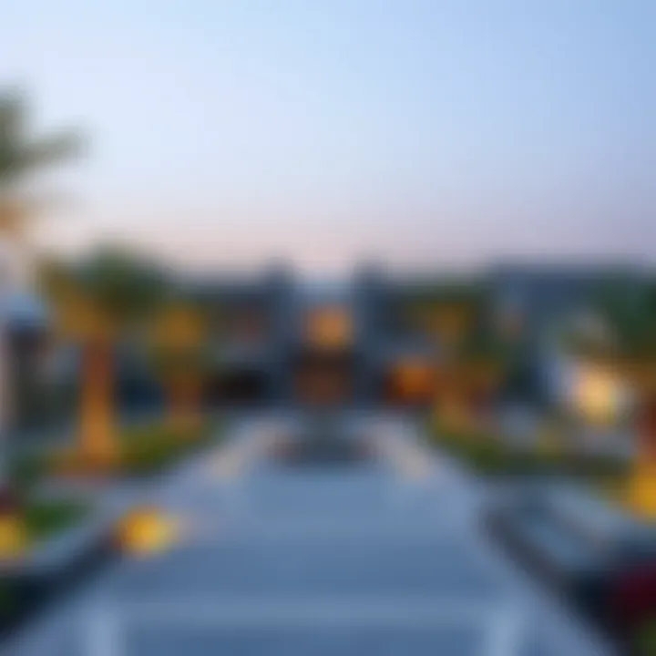 Community spaces designed for leisure and relaxation in Al Zorah