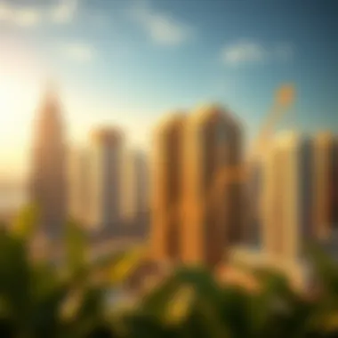 Graph illustrating the upward trend in Dubai real estate sales