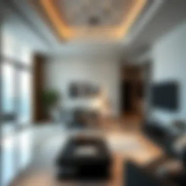Luxurious interior of an apartment at API Tecom Residency