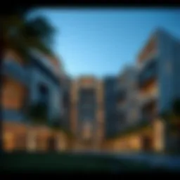 Modern architectural design of API Tecom Residency