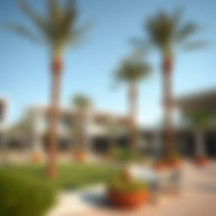 Relaxing recreational areas within Azizi Freesia for residents