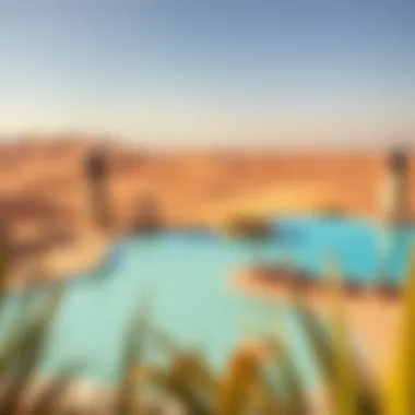 Breathtaking Desert Views from the Resort Stunning desert landscape surrounding the resort