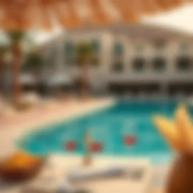 Culinary Delights Under the Sun Gourmet dining experience poolside