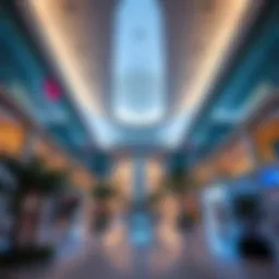 Stunning architectural view of Bawabat Mall showcasing modern design