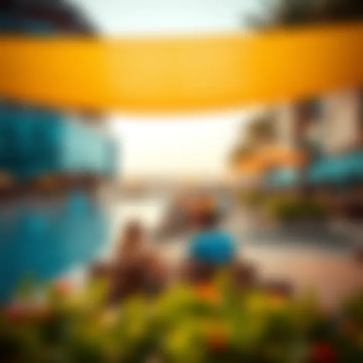 Vibrant leisure activities available at Blu Water Dubai including dining and entertainment