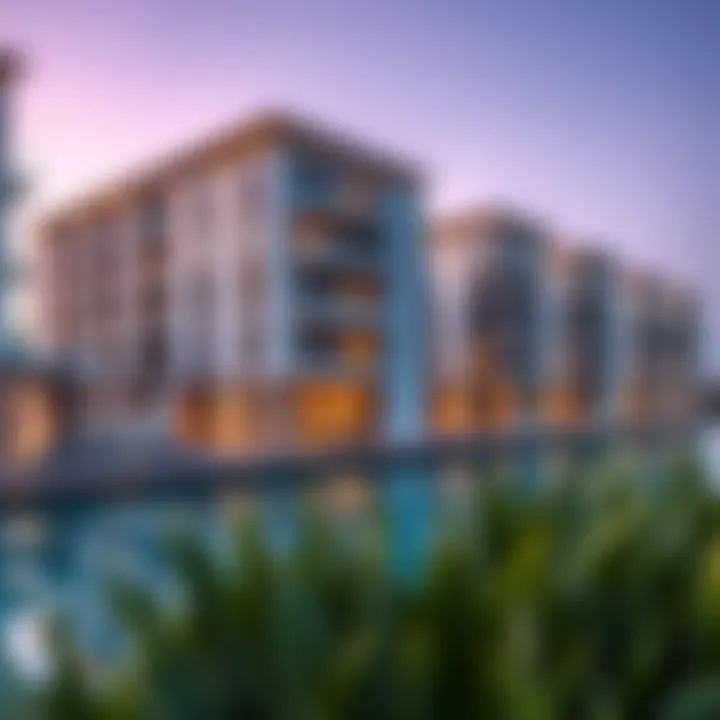 Luxurious residential options at Blu Water Dubai showcasing modern architecture