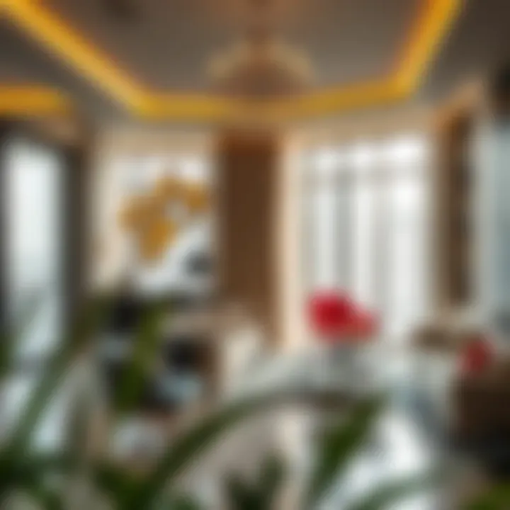 Luxurious interior of a residential unit within Bonnington JLT