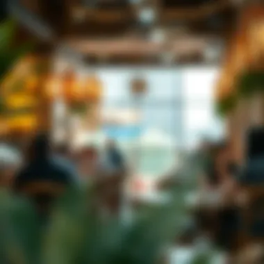 Vibrant social gatherings at a popular café