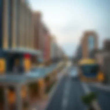 A map illustrating the accessibility and transport links to City Center Al Zahia
