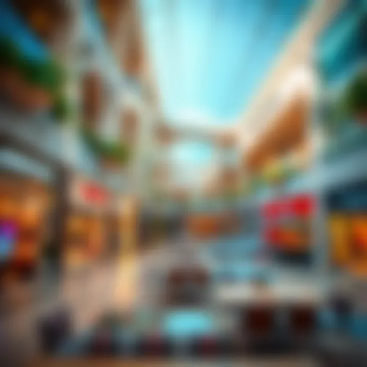 Inside City Center Al Zahia highlighting various shops and dining options