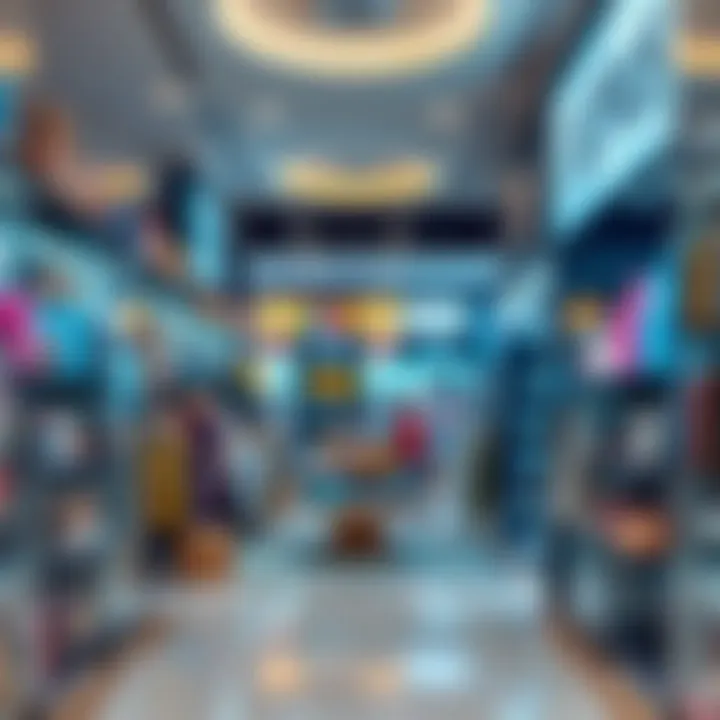 Interior of a retail store within City Center Mirdif filled with diverse products
