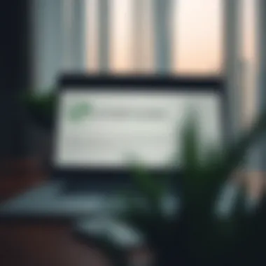 A laptop with a cancellation confirmation displayed