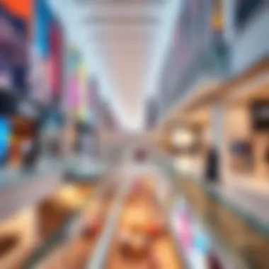 Vibrant shopping experience at Dubai Mall