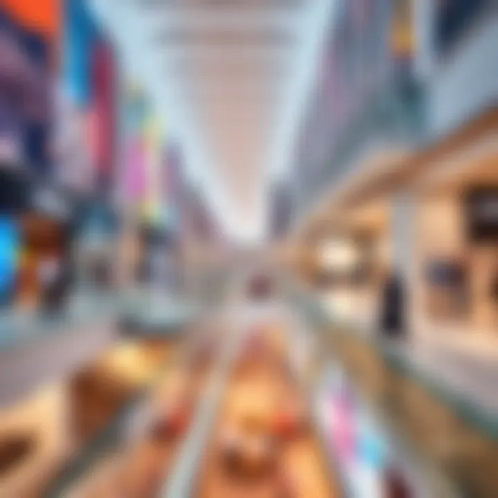 Vibrant shopping experience at Dubai Mall