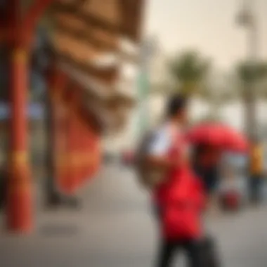 Visual representation of tourist activities in the UAE