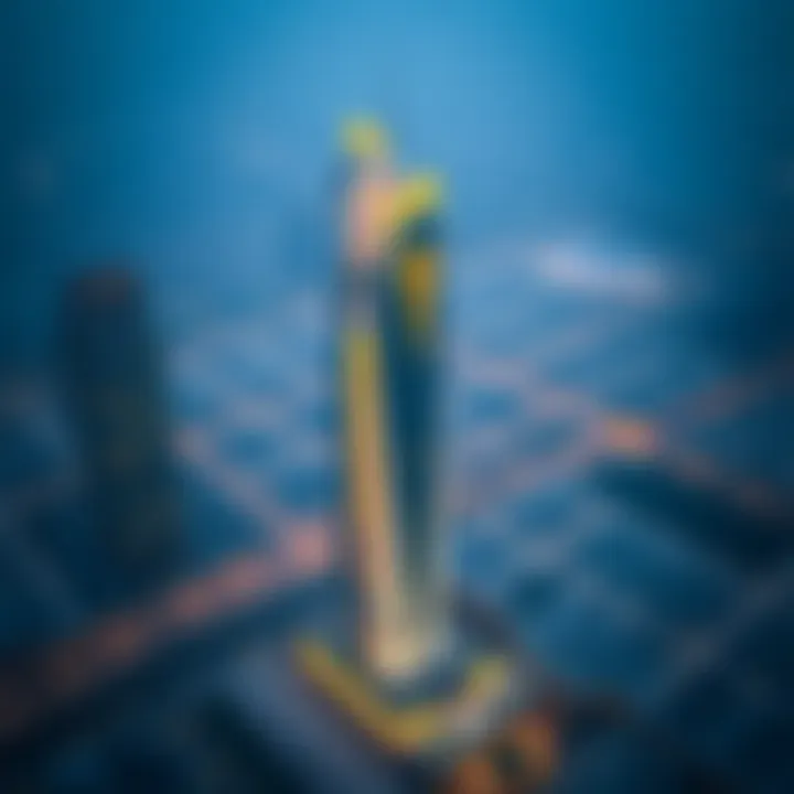 Aerial view highlighting the striking architectural design of Concord Tower.