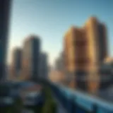 High-rise buildings representing Dubai's real estate market
