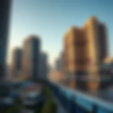 High-rise buildings representing Dubai's real estate market
