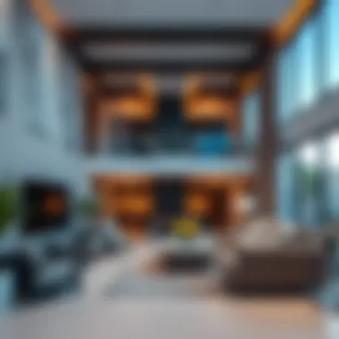 Modern Design in Danube Townhouses Stylish interior of a Danube Townhouse showcasing modern design