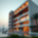 Exterior view of the most luxurious apartment in Dubai showcasing modern architecture