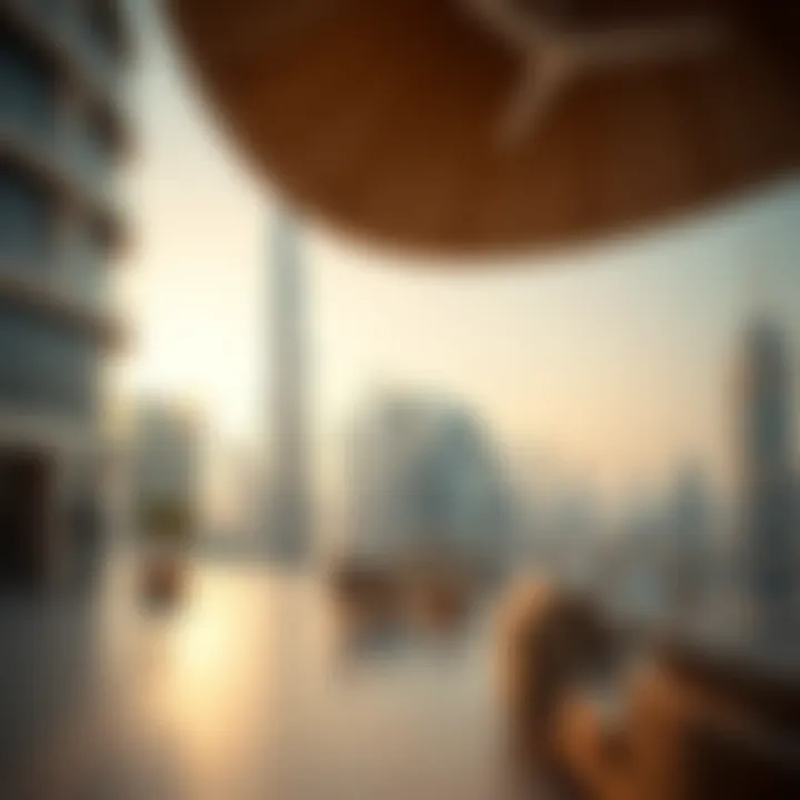 Representation of the prime location of the apartment near iconic landmarks