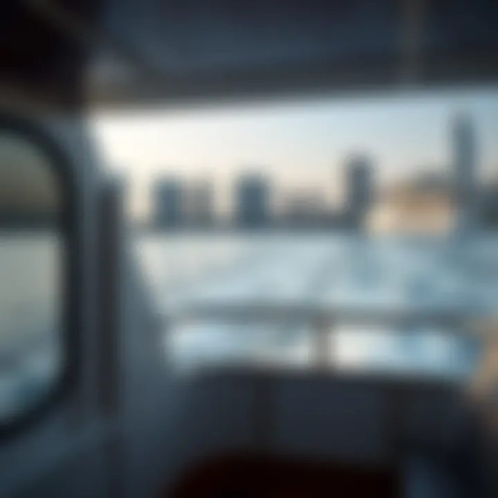 Scenic view from a Dubai RTA ferry