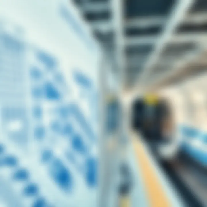 Architectural blueprint of the Dubai Metro highlighting its innovative design.