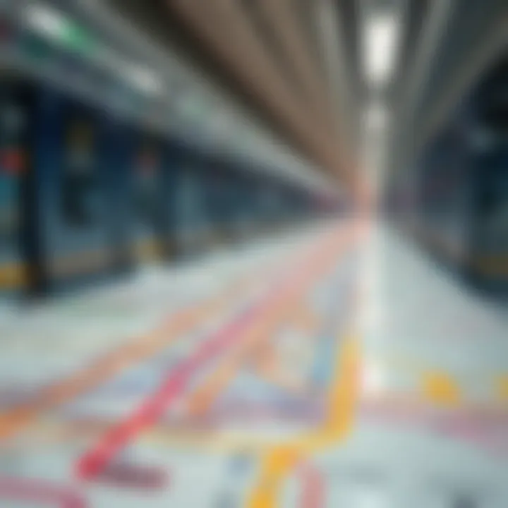 Metro map highlighting new routes