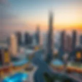 Overview of Dubai's real estate landscape with iconic buildings