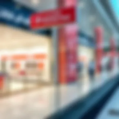 Clear Signage for Postal Services at Emirates Post Signage highlighting postal services at Emirates Post