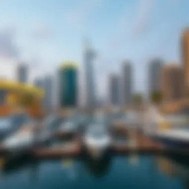 Dubai Marina: A Hub of Luxury Living Vibrant atmosphere of Dubai Marina with luxury yachts