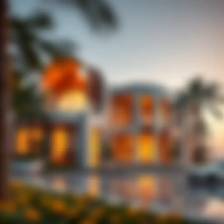 Exclusive luxury property showcasing unique architecture