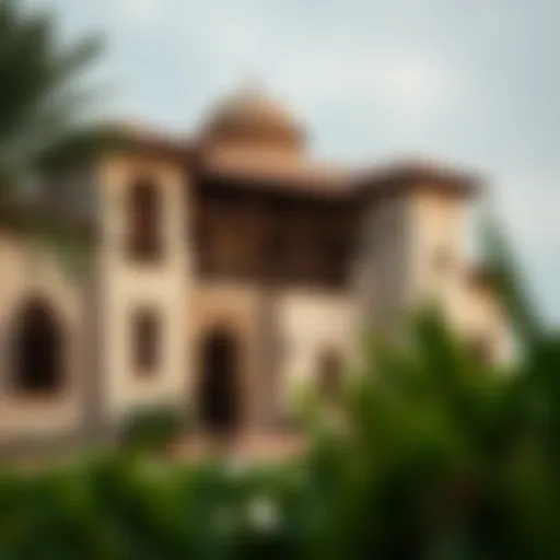 Traditional Emirati architecture showcasing cultural heritage