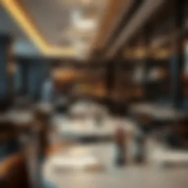 Dining area showcasing affordable meal options