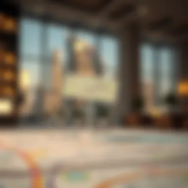 Map highlighting affordable rental areas in Dubai