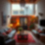 Cozy Airbnb living space in Bur Dubai showcasing local decor